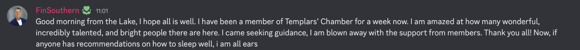 Testimonial from FinSouthern — 15 Jan 2026
