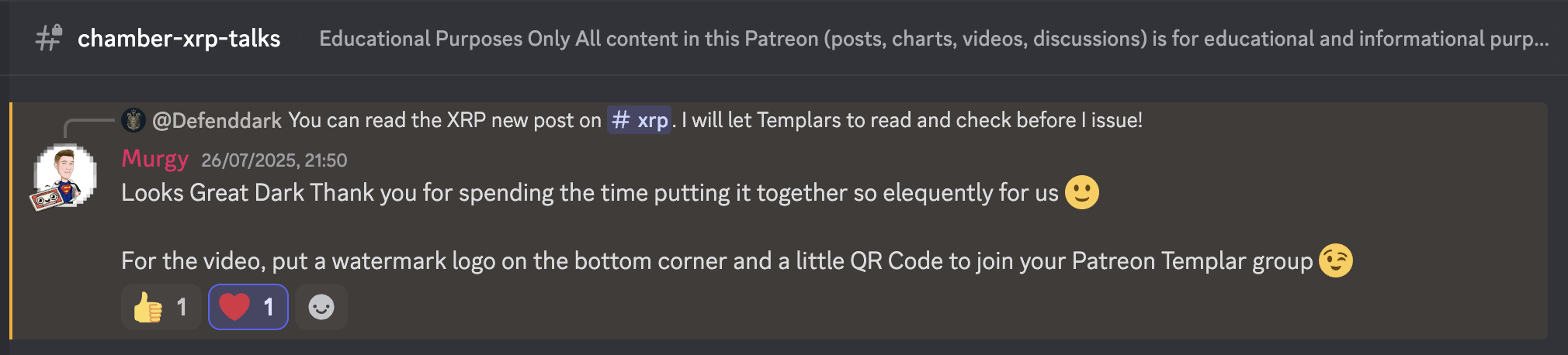 Testimonial from Murgy — 15 Jan 2026