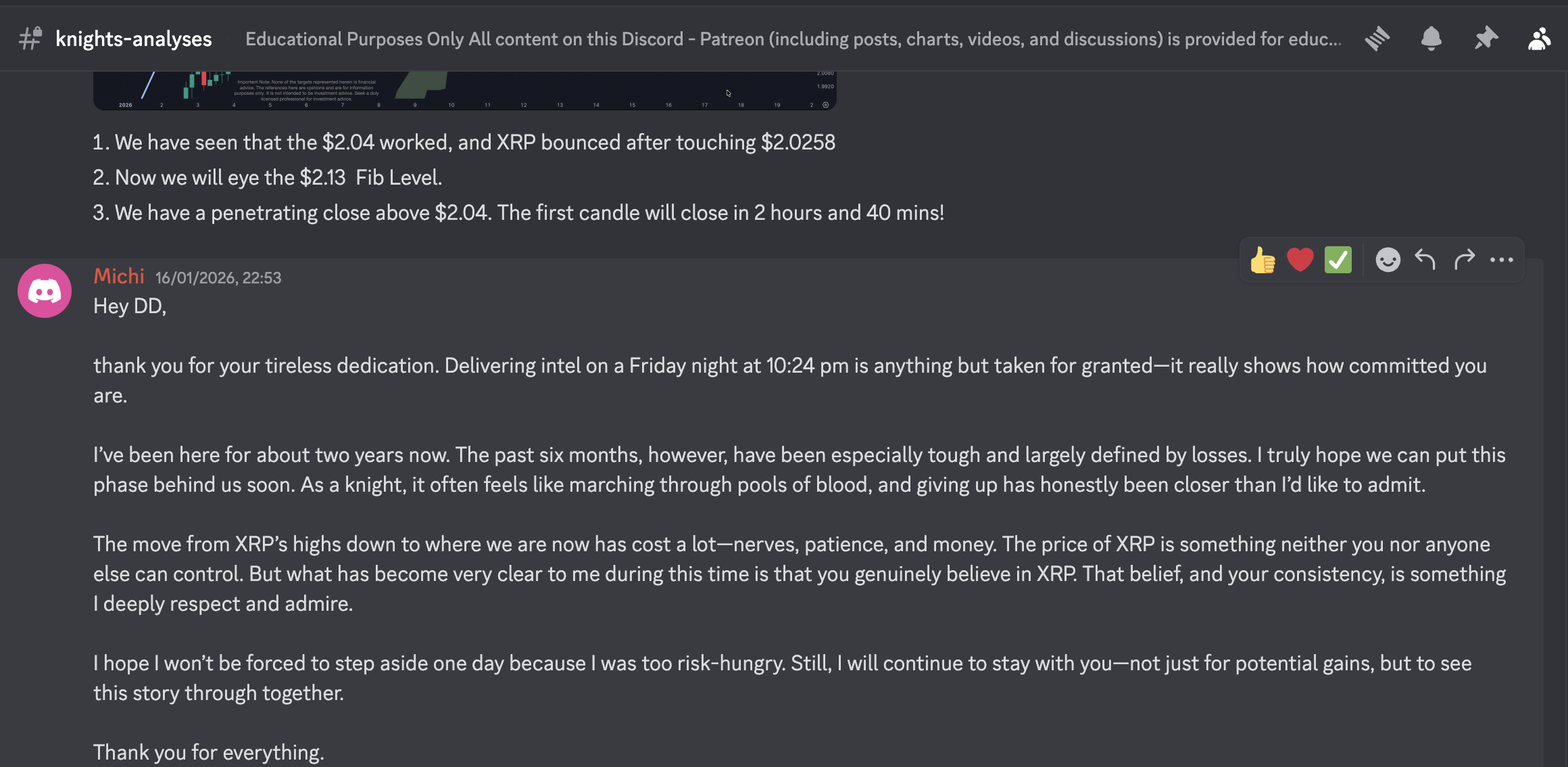 Testimonial from Michi — 16 Jan 2026