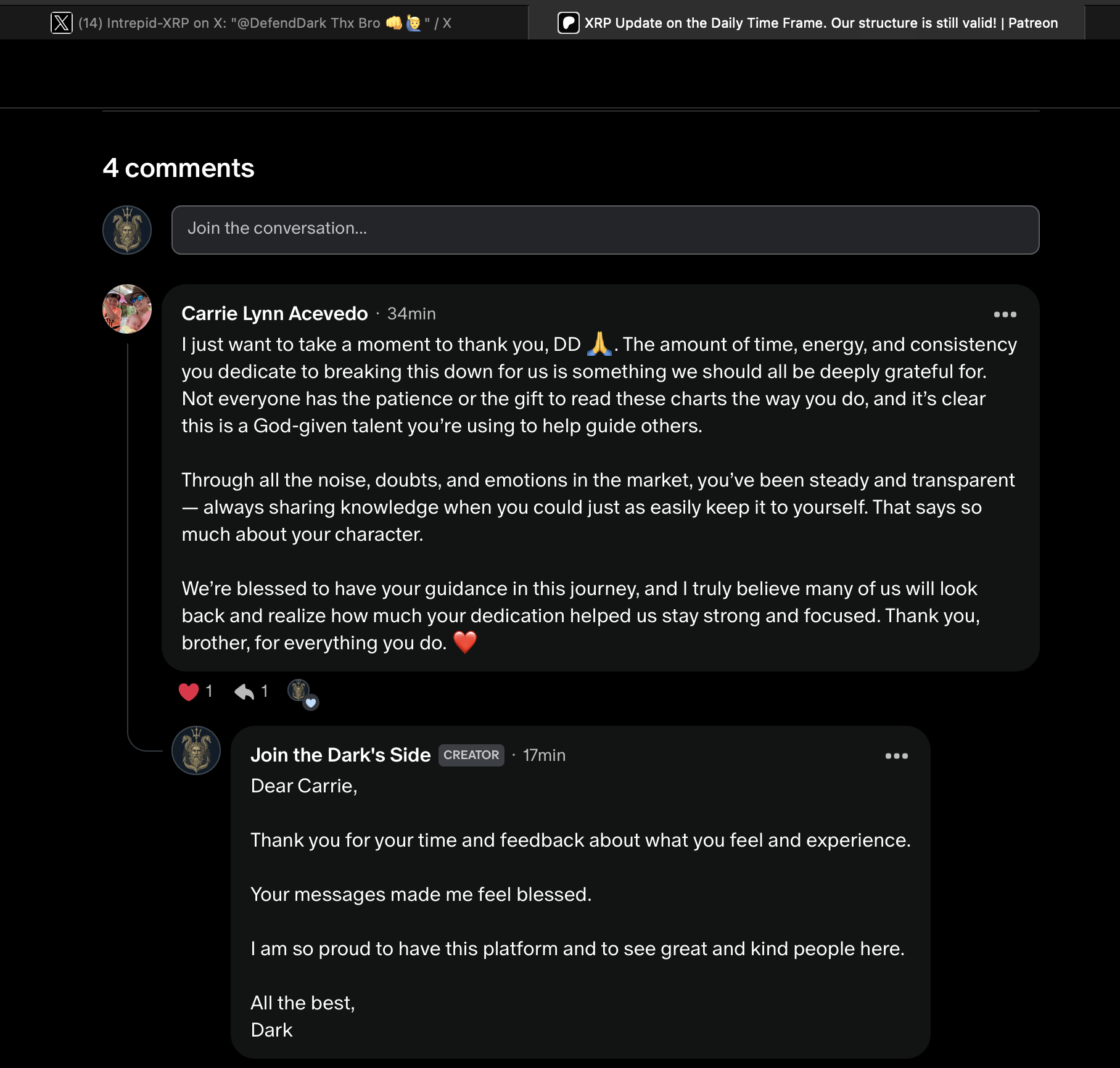 Testimonial from Carrie Anne — 1 Sep 2025